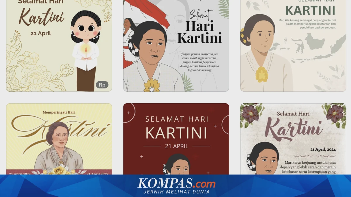 50 Link Download Poster Hari Kartini 2026 Gratis, Desain Menarik dan Bisa Diedit Sendiri