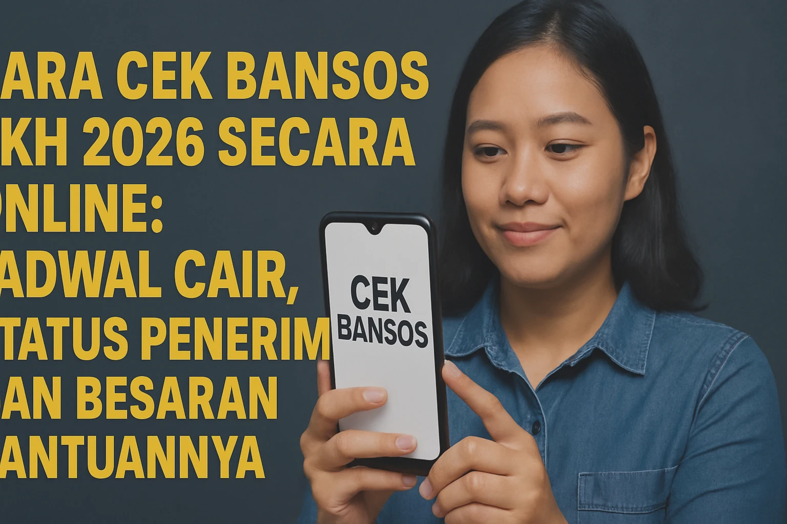 Cara Cek Bansos PKH 2026 Secara Online: Jadwal Cair, Status Penerima, dan Besaran Bantuannya