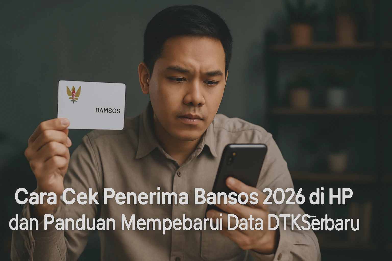 Cara Cek Penerima Bansos 2026 di HP dan Panduan Memperbarui Data DTKS Terbaru