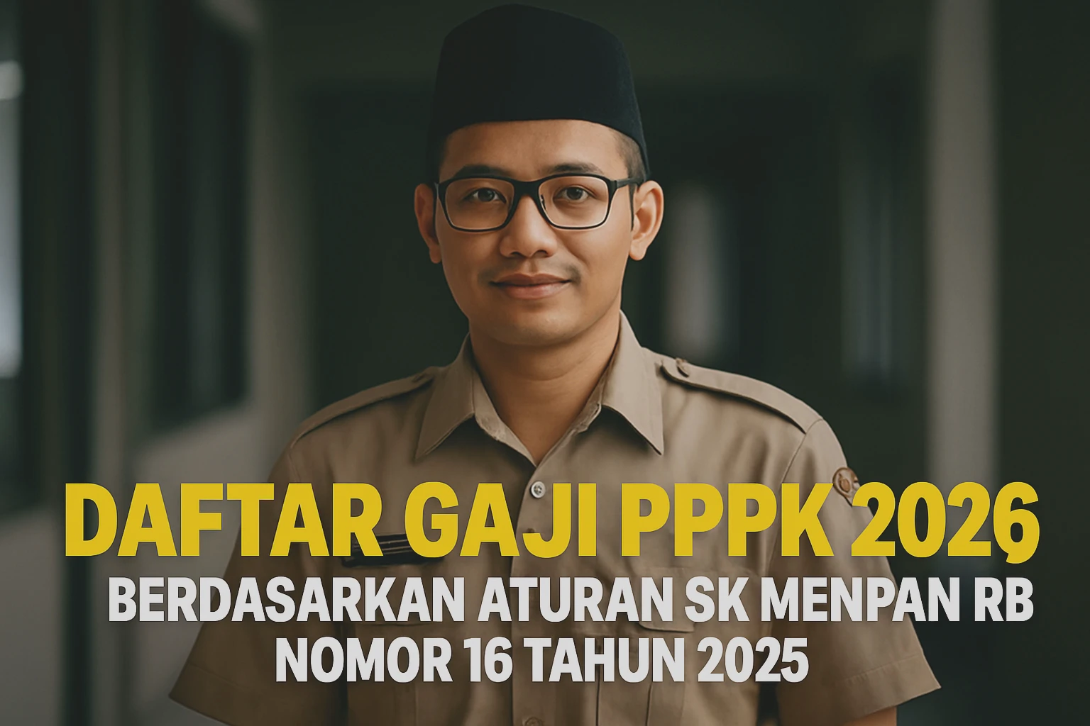 Daftar Gaji PPPK 2026 Berdasarkan Aturan SK Menpan RB Nomor 16 Tahun 2025