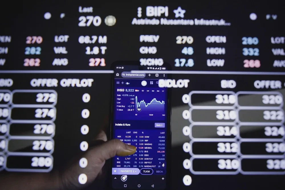 IHSG Dibuka pada Level 7.663 Hari Ini Berkat Sokongan Saham Big Caps Seperti BBCA dan BBRI