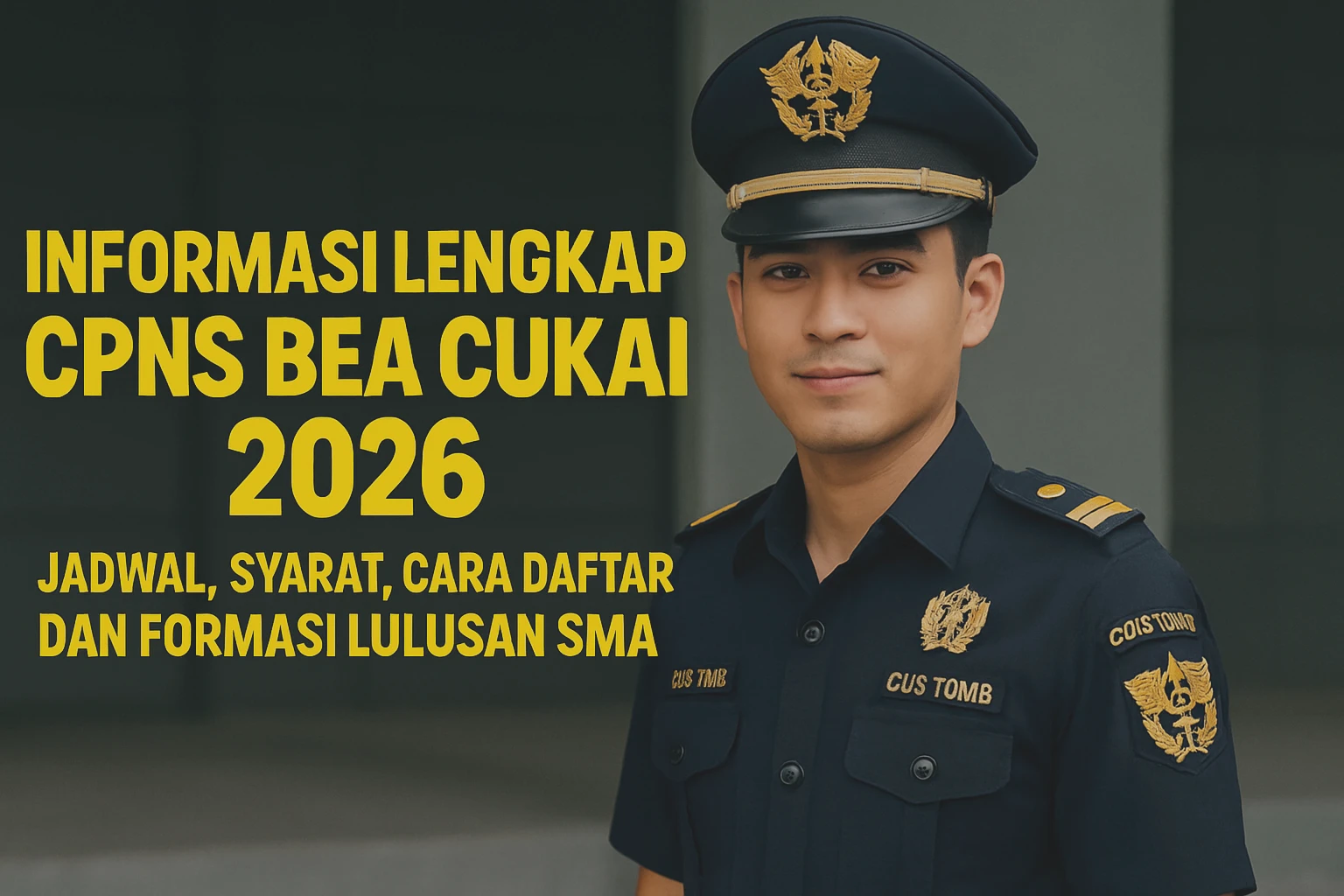 Informasi Lengkap CPNS Bea Cukai 2026: Jadwal, Syarat, Cara Daftar, dan Formasi Lulusan SMA