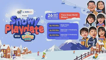 Keseruan Main Salju Bersama Kidos Band di Trans Snow World Bintaro