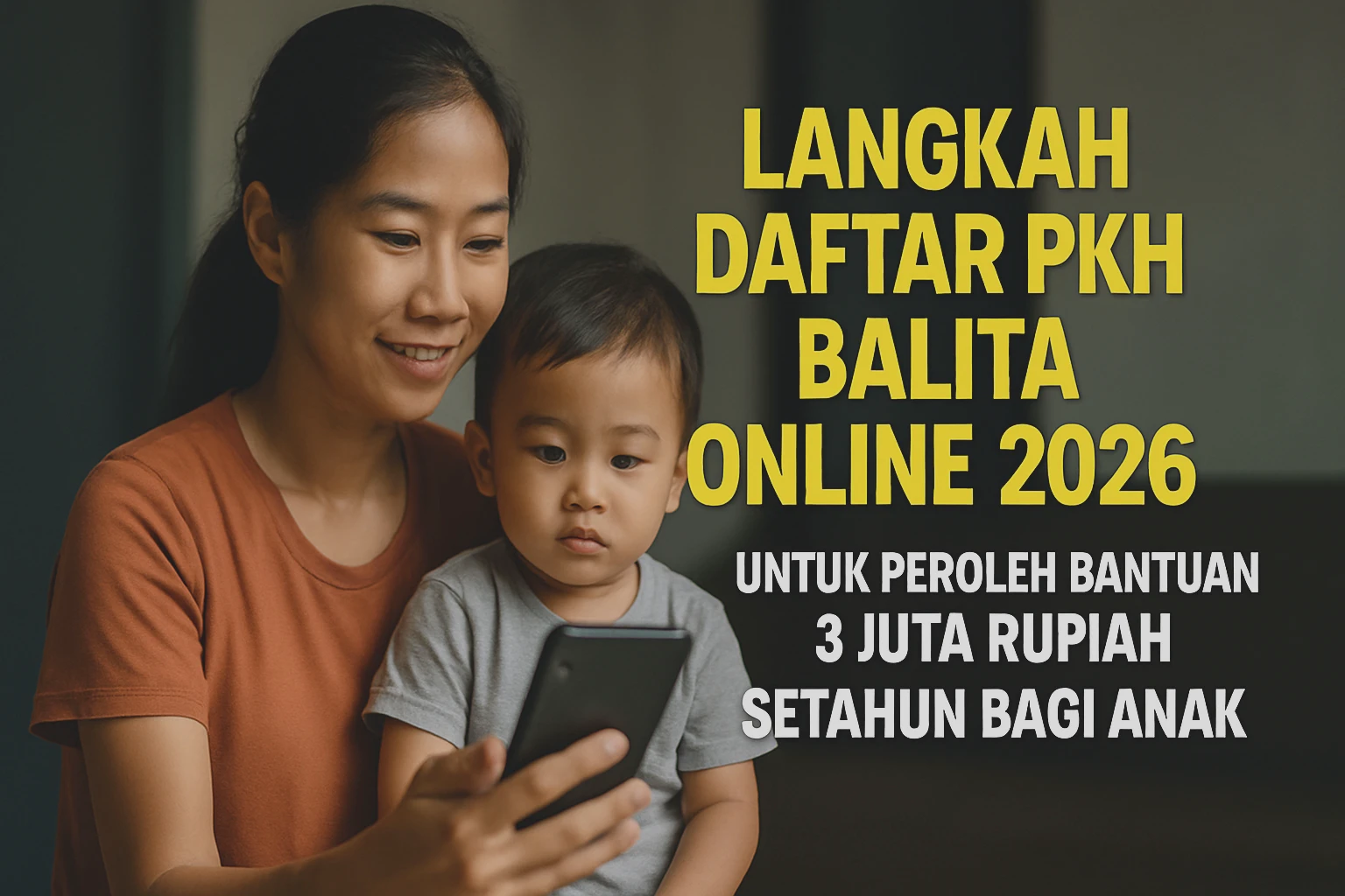 Langkah Daftar PKH Balita Online 2026 untuk Peroleh Bantuan 3 Juta Rupiah Setahun bagi Anak