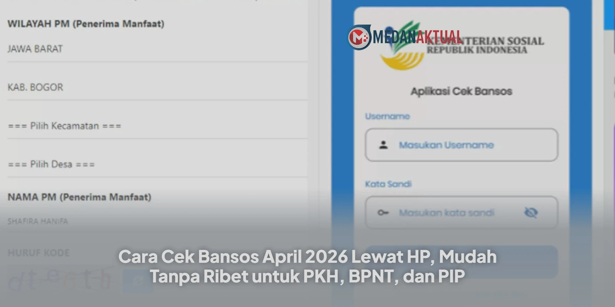 Langkah Mudah Cek Penerima Bansos PKH, BPNT, dan PIP April 2026 Secara Online Lewat HP