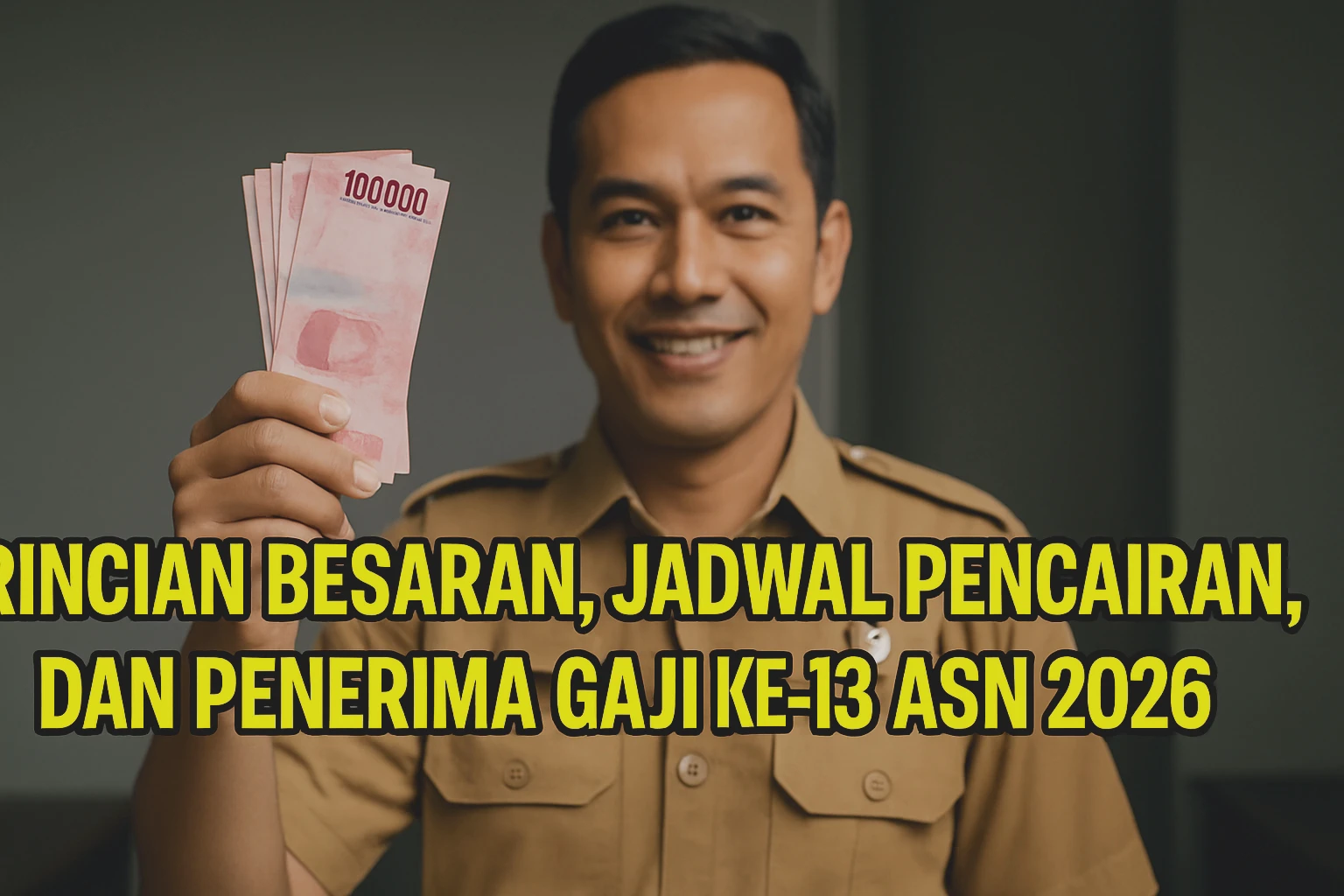 Rincian Besaran, Jadwal Pencairan, dan Penerima Gaji ke-13 ASN 2026